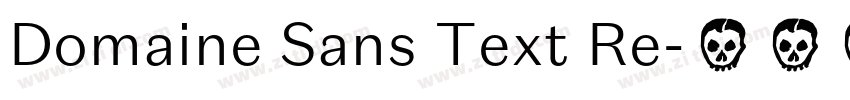 Domaine Sans Text Re字体转换